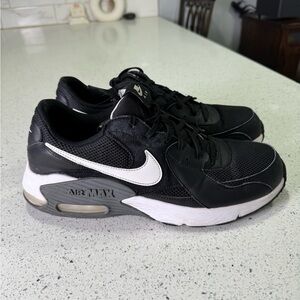 Nike Air Max Excee Black White Athletic Shoes Men's Size 13